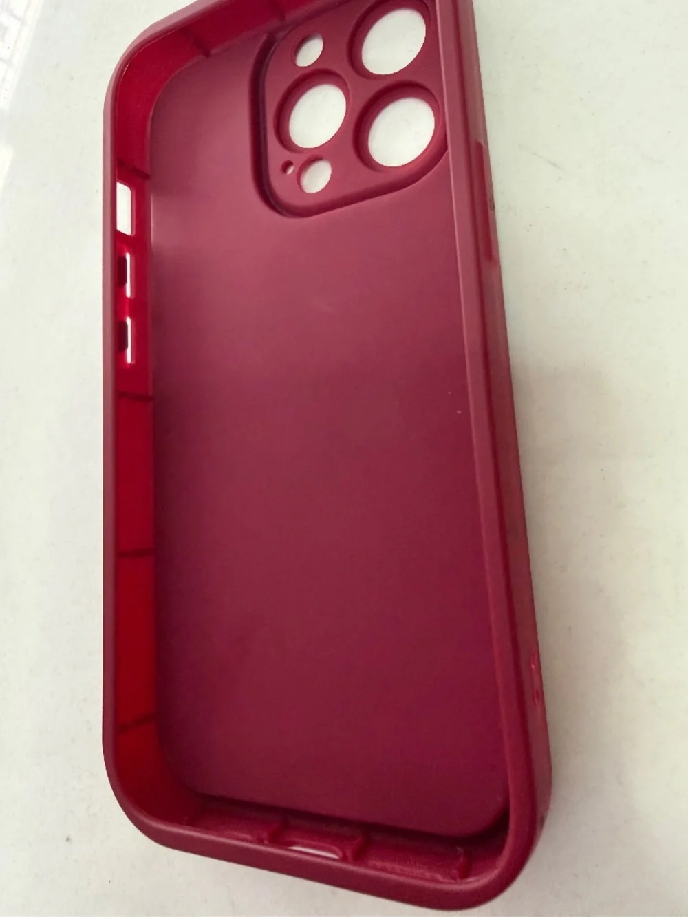 Iphone 17 pro Phone Case Burgundy Flowers Book Shelf